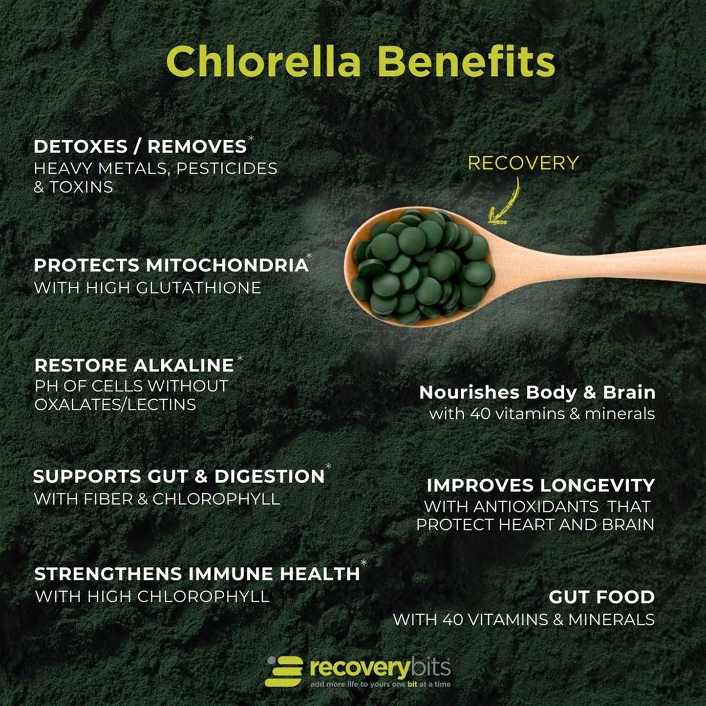 Recovery Bits Chlorella - Small Bag