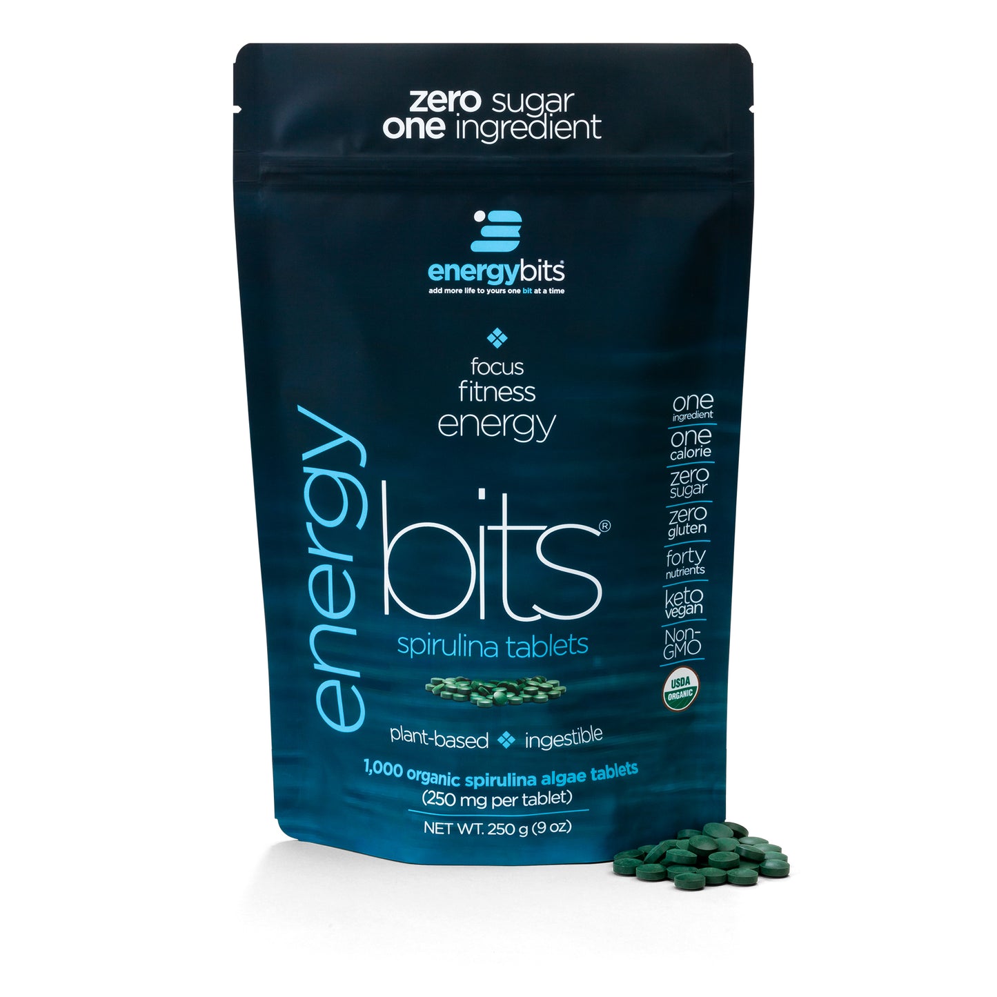 Energy Bits Spirulina - Large Bag