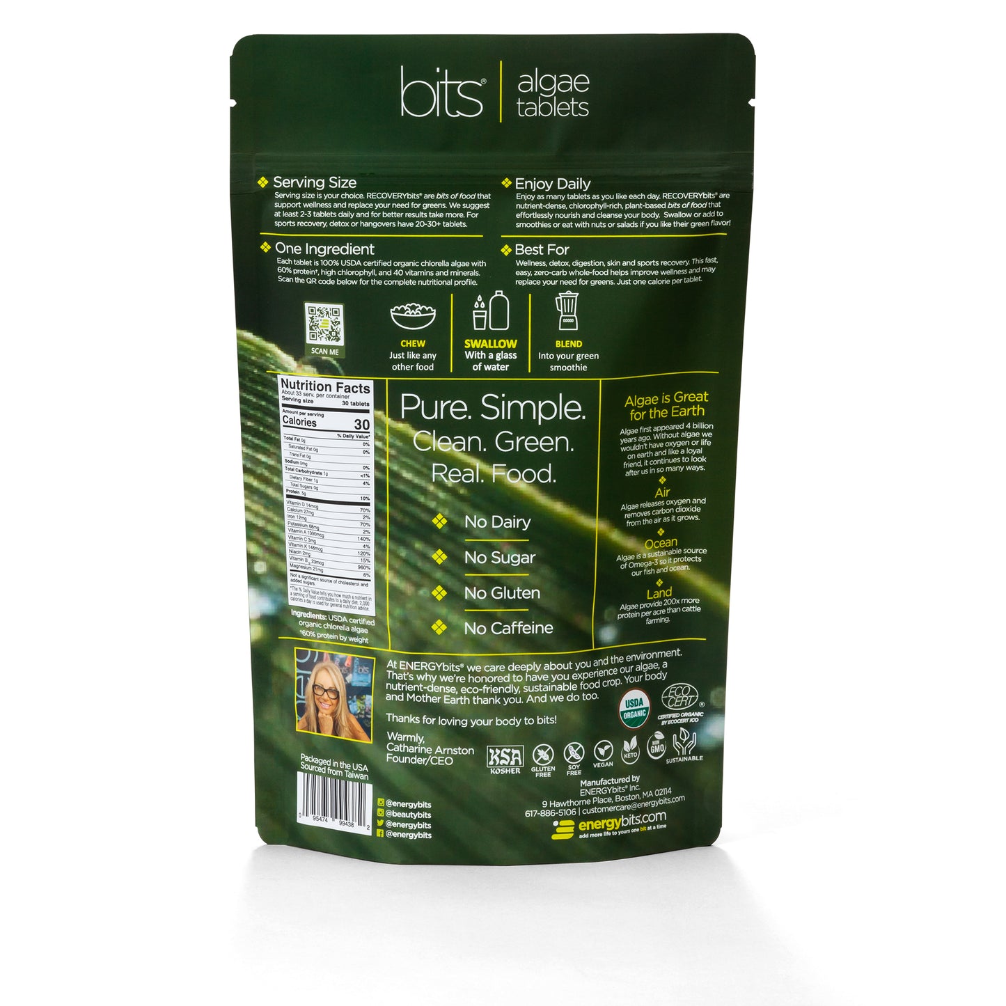 Recovery Bits Chlorella - Large Bag