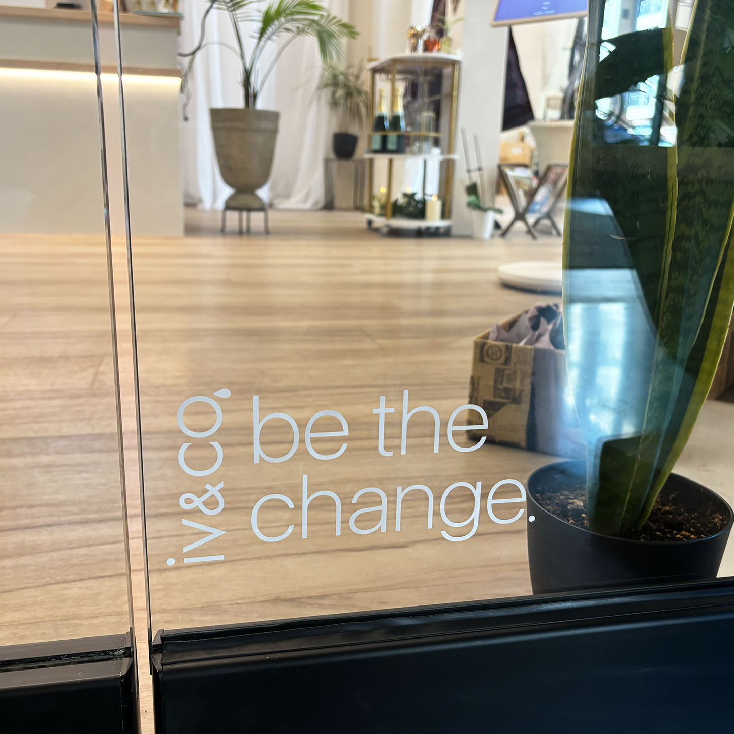 Be the Change Vinyl Decal