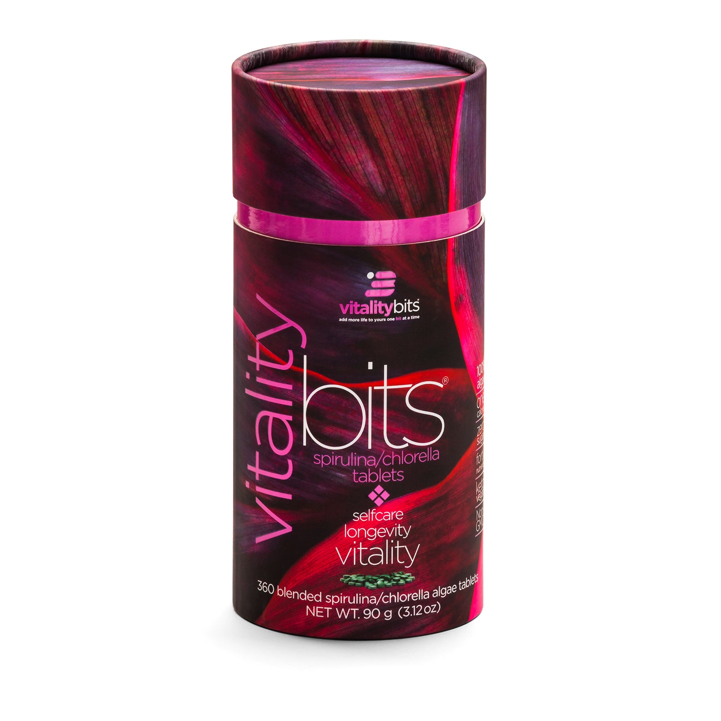 Vitality Bits Chorella/Spirulina - Small Canister