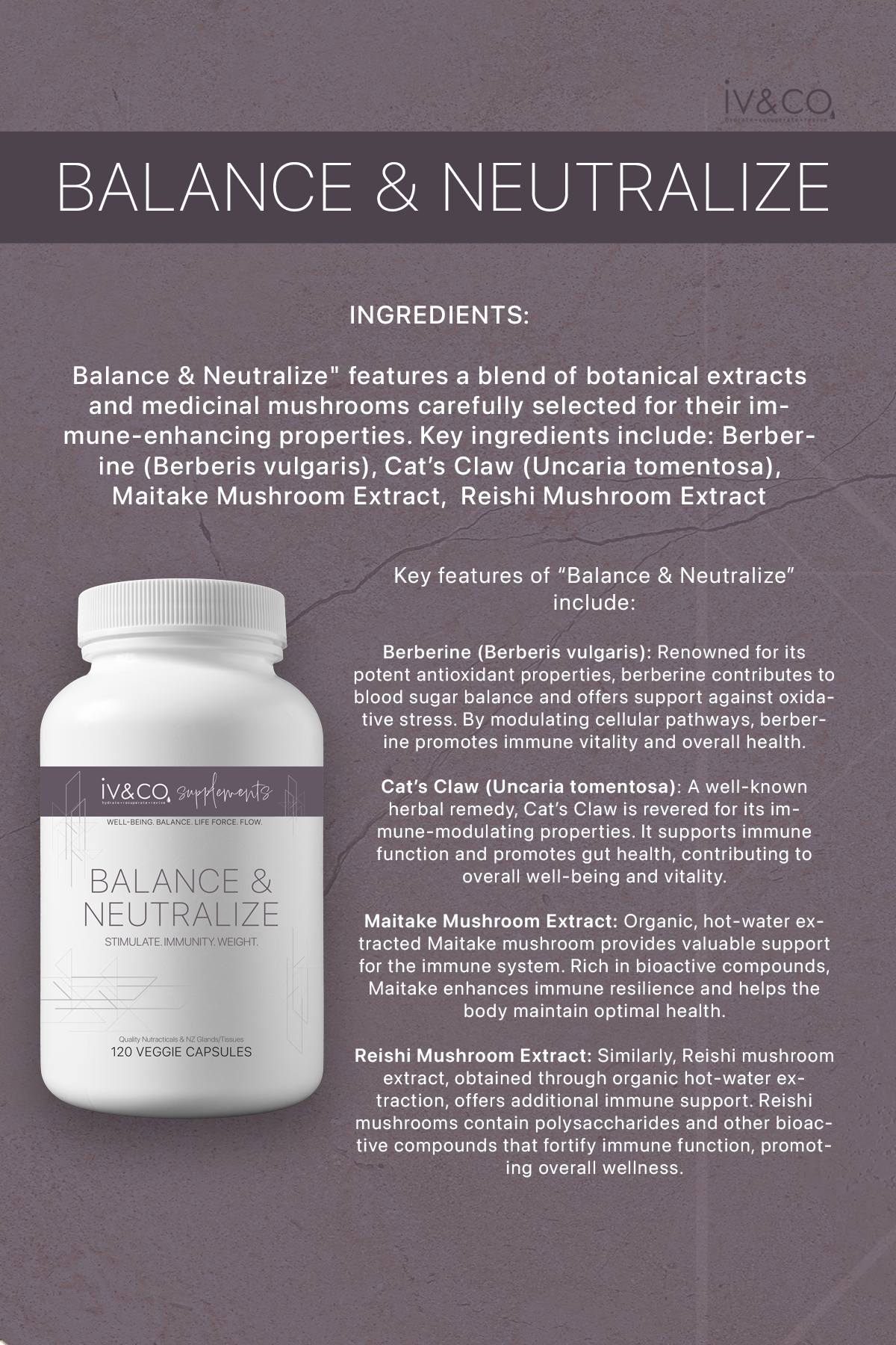 Balance & Neutralize by iv&co