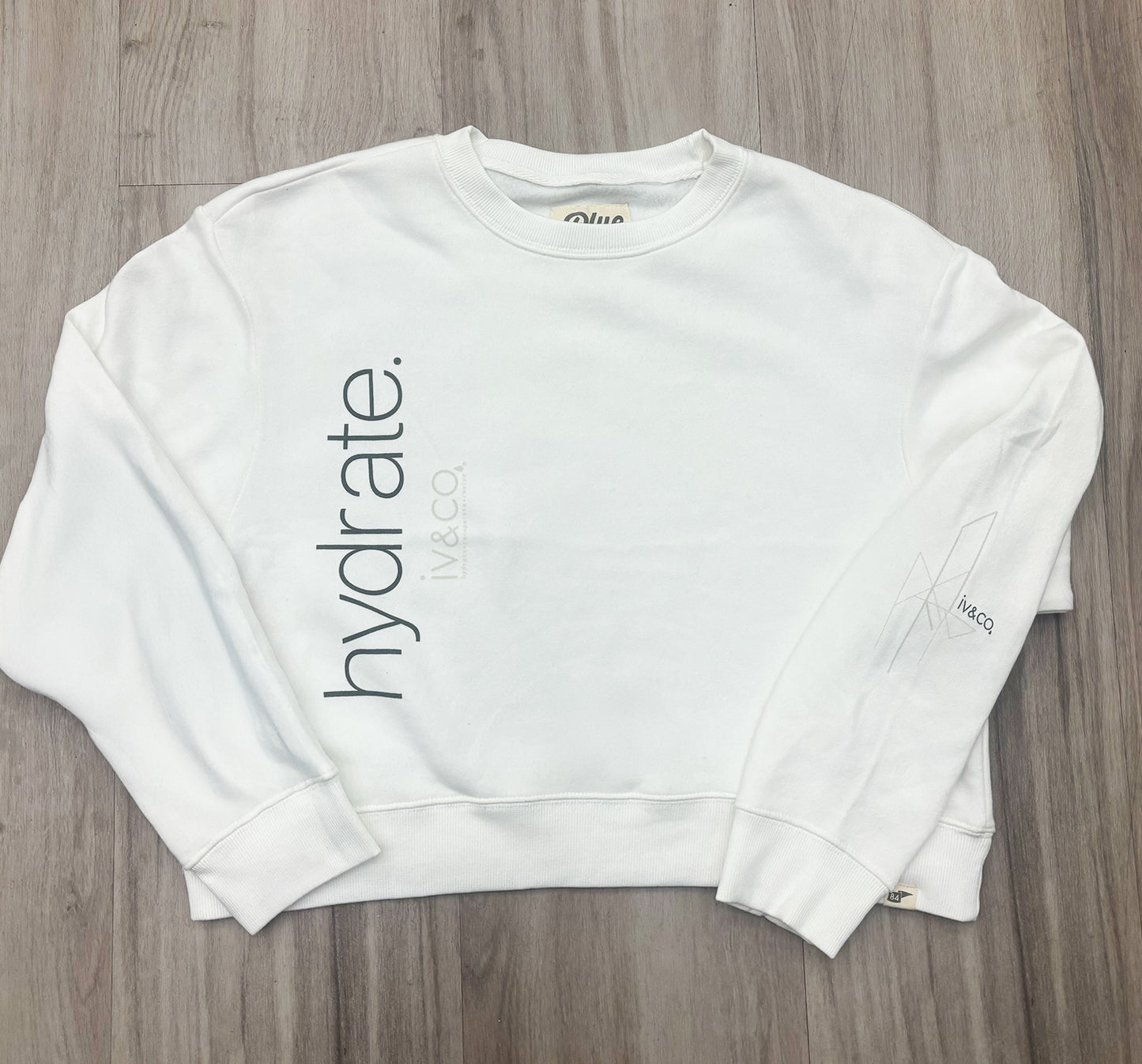 iv&co “Hydrate” Midi Sweatshirt - Ivory