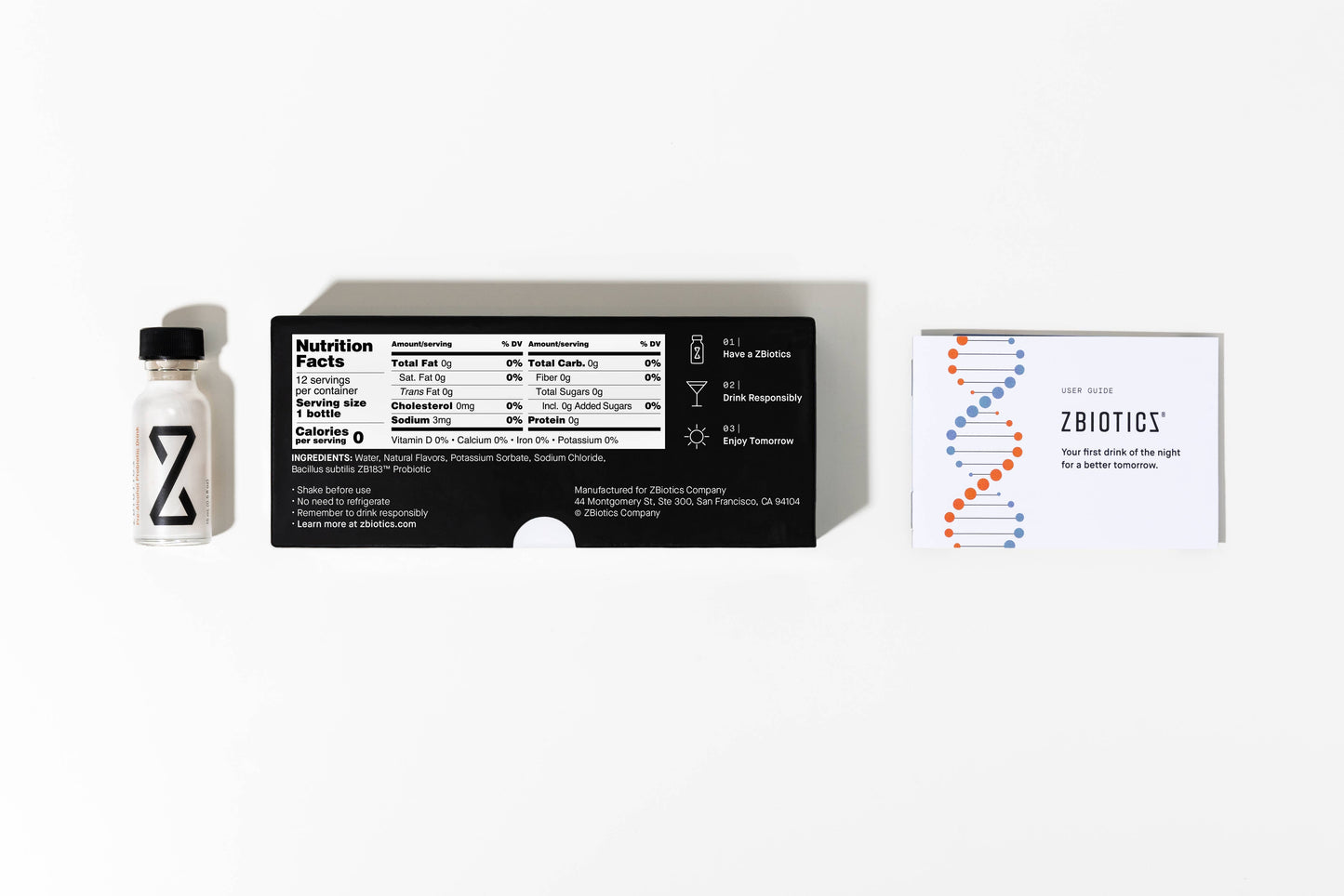 Pre-Alcohol Probiotic Drink – 12-pack