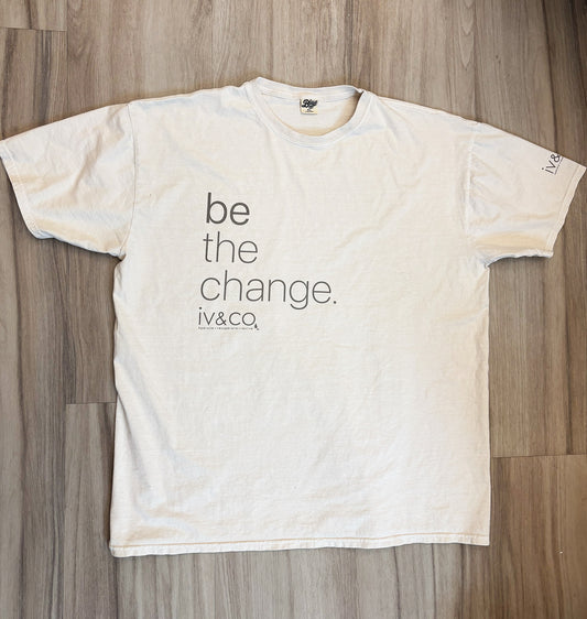 iv&co "Be the Change" Ringspun Cotton T-Shirt