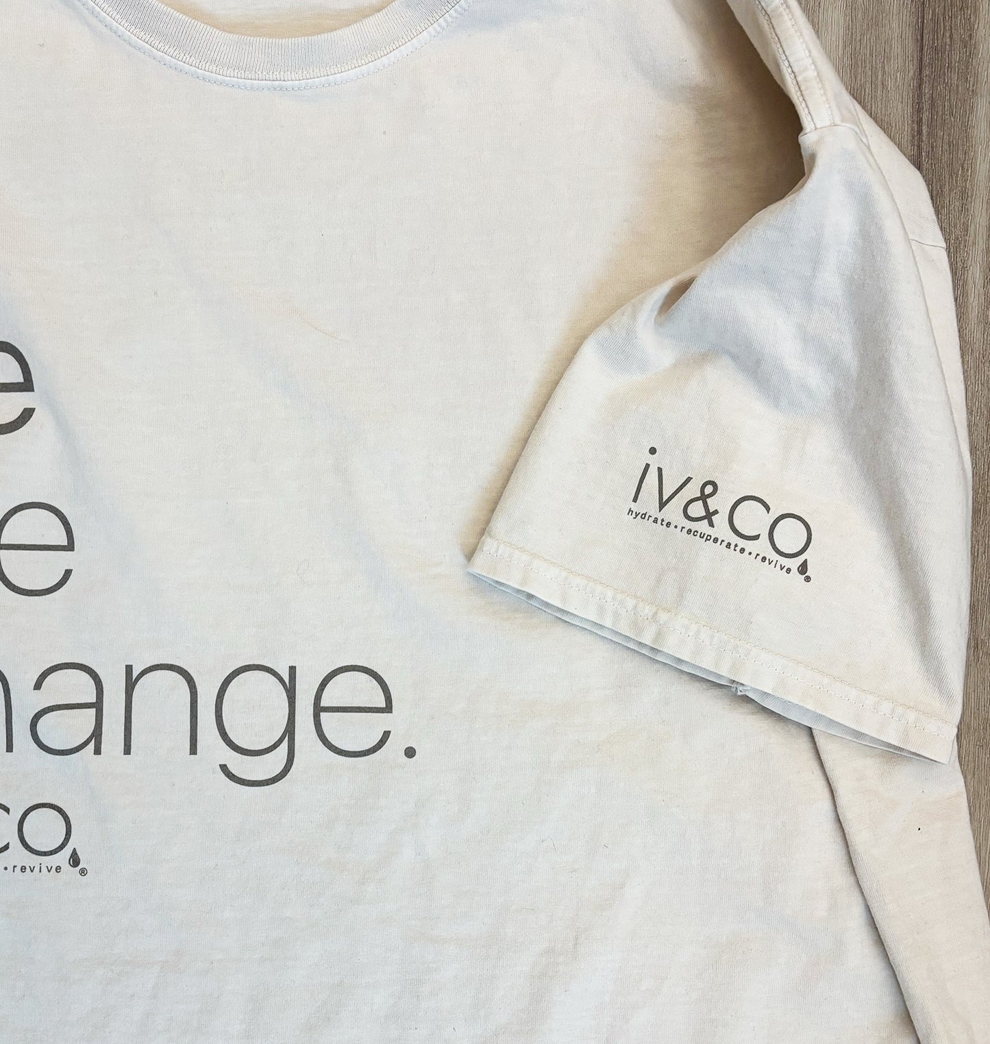 iv&co "Be the Change" Ringspun Cotton T-Shirt